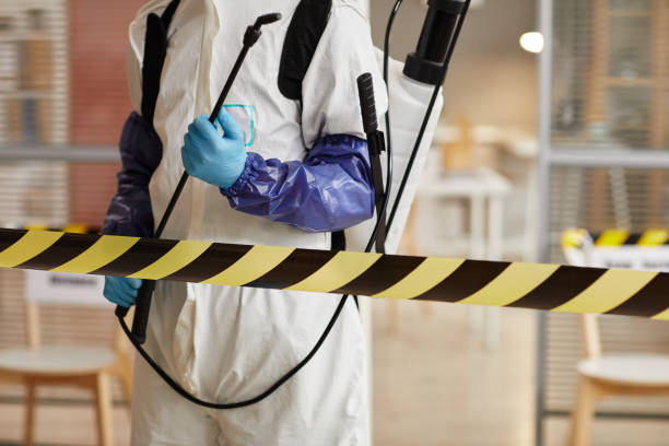 Professional Biohazard Cleanup technician working in Hilltown, PA